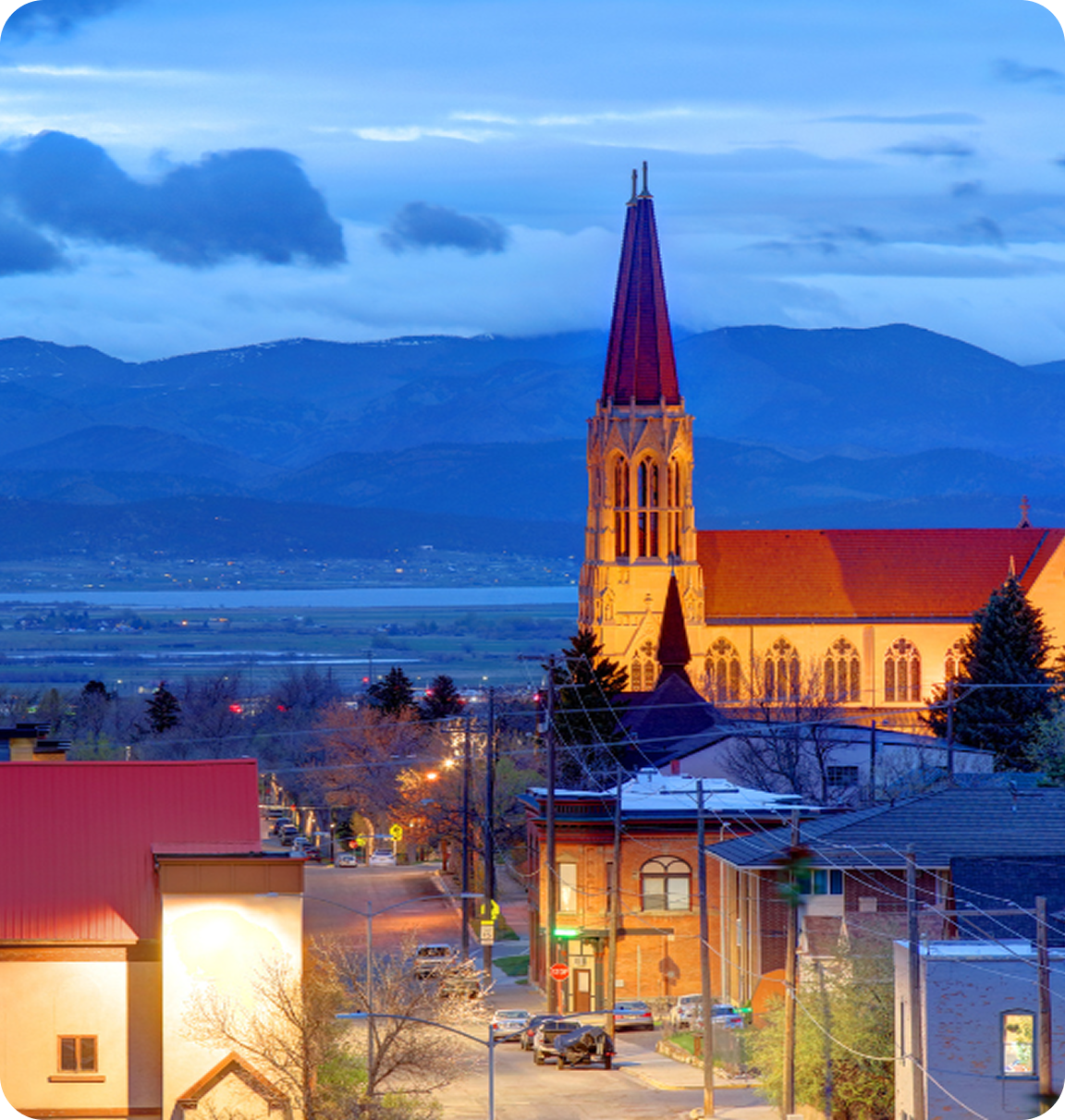 South Dakota skyline